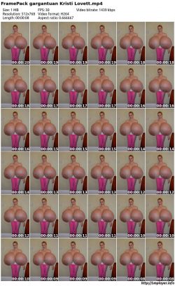 FramePack take on a short 8 second video of Kristi Lovett with gargantuan string expanders from  ...