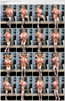 AI-FramePack Traci Topps becomes Overfilled Pumped up Booby Doll perfection with giant anime boo ...