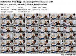Totally flat chested AI-FramePack early career 19 year old Traci Topps in consultation with seve ...